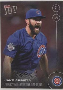 Jake Arrieta #30 Baseball Cards 2016 Topps Now
