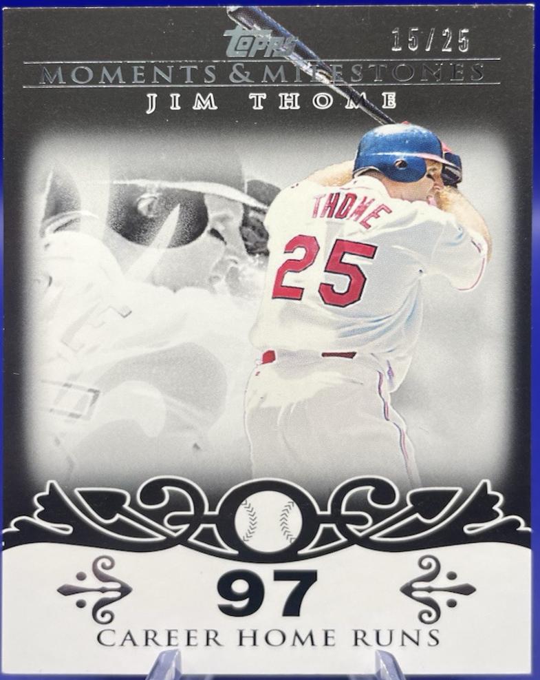 Jim Thome #85 2008 Topps Moments & Milestones Baseball