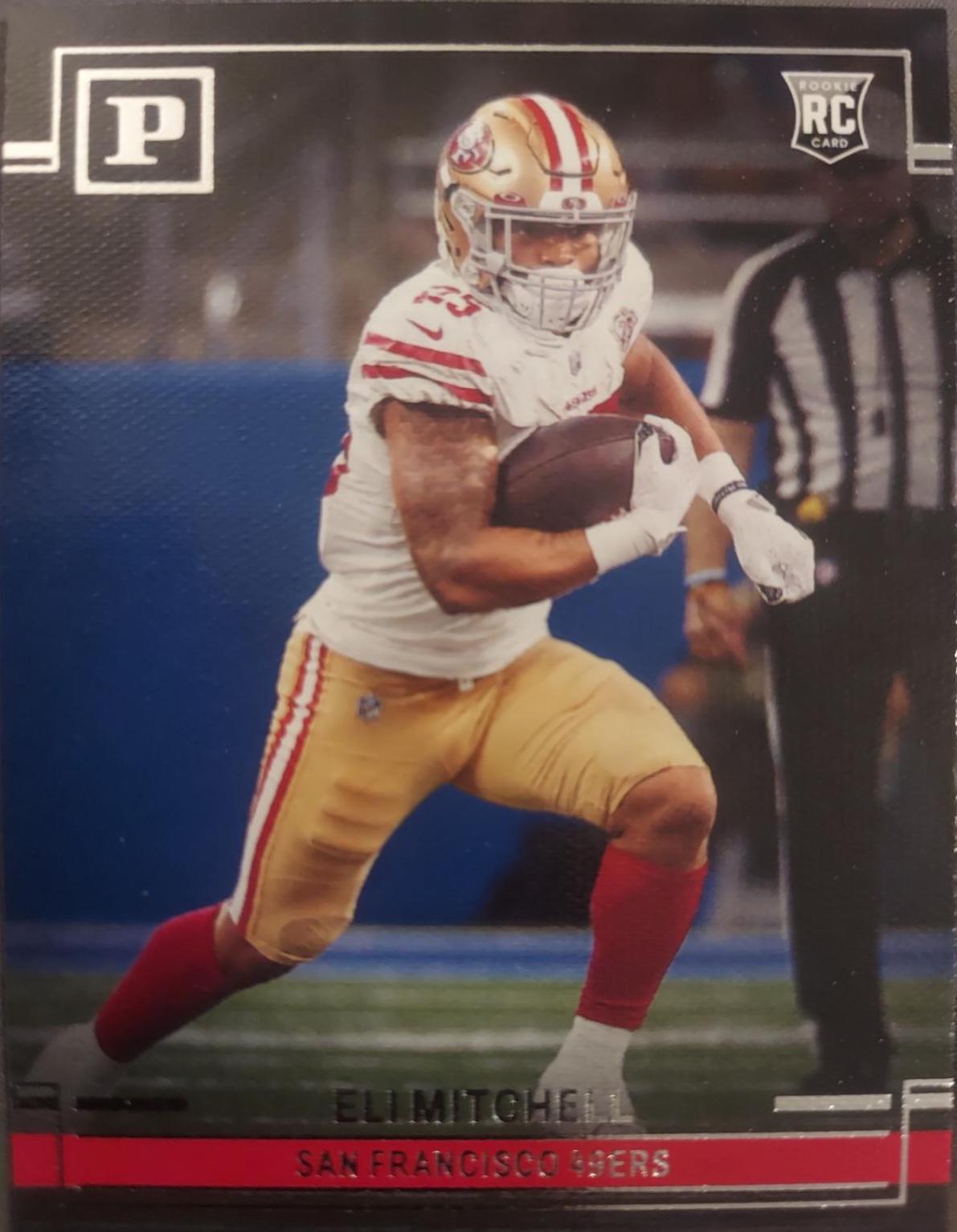 Eli Mitchell ## Pa-17 Football Cards 2022 Panini Chronicles Draft Picks Rookies and Stars