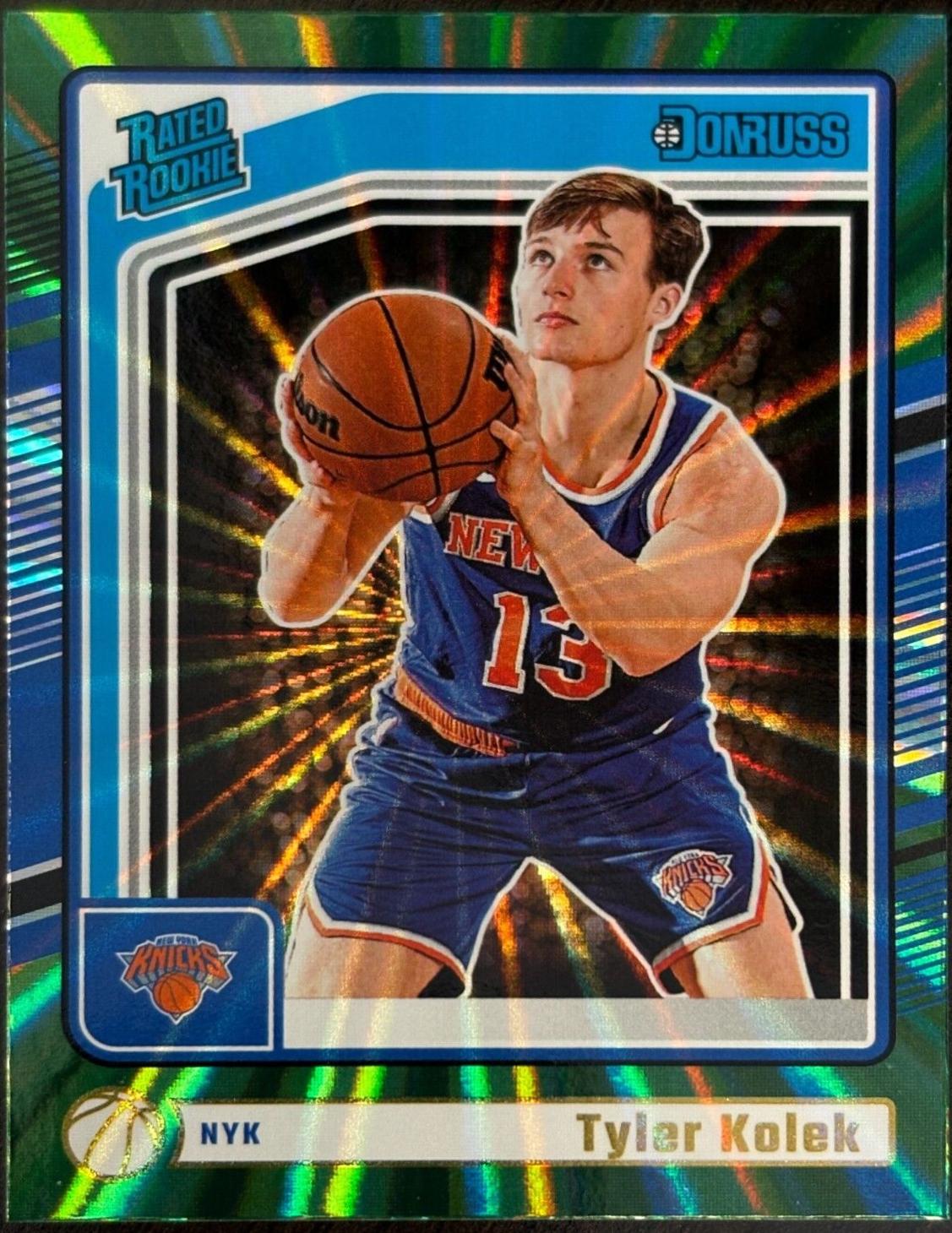 Tyler Kolek [Holo Green Laser] #249 Prices | 2024 Panini Donruss