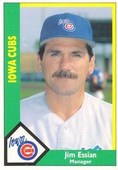 Jim Essian #99 Baseball Cards 1990 CMC