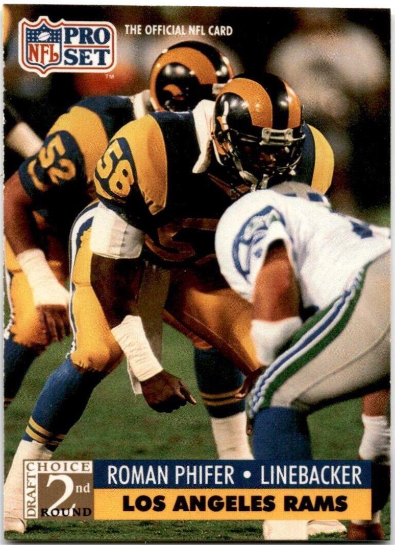 Roman Phifer #760 Football Cards 1991 Pro Set
