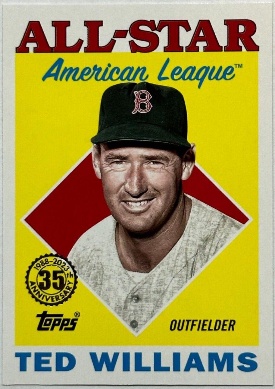 Ted Williams #88AS-10 Baseball Cards 2023 Topps 1988 All Star