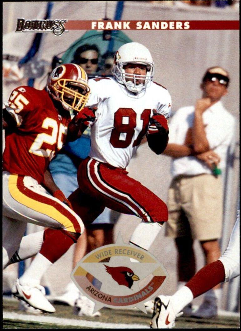 Frank Sanders #14 Football Cards 1996 Panini Donruss