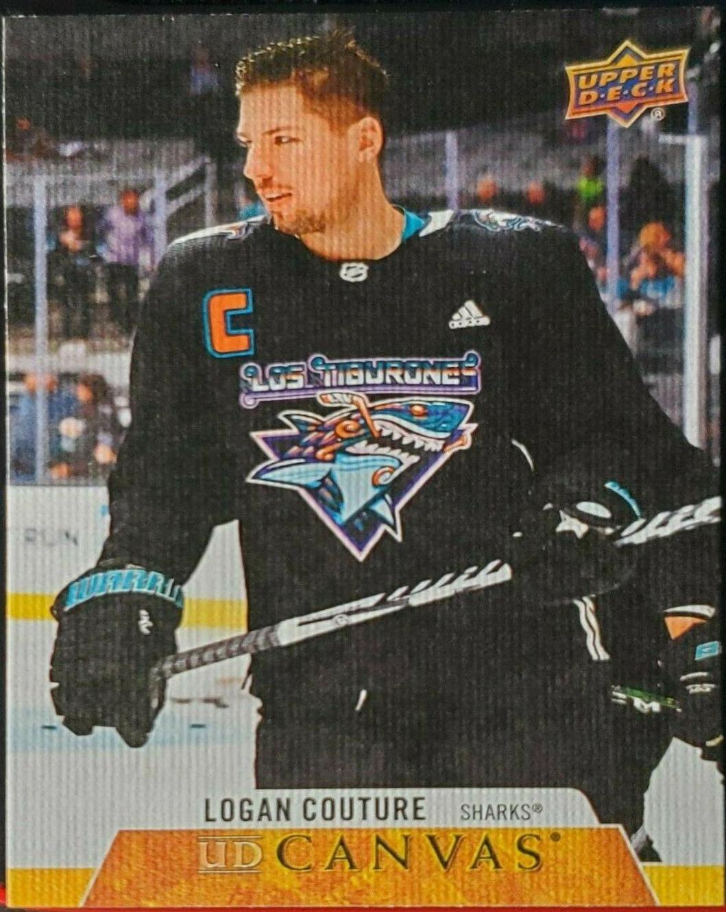 Logan Couture #C190 Hockey Cards 2020 Upper Deck UD Canvas