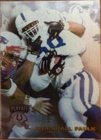 Marshall Faulk #36 Football Cards 1995 Playoff Absolute