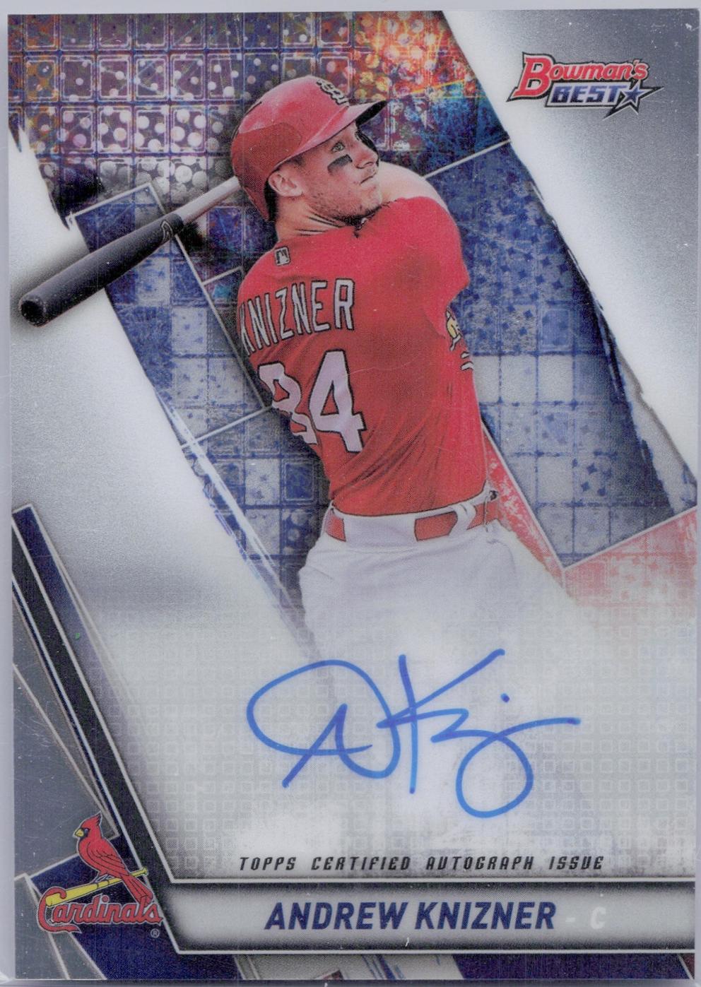 Andrew Knizner #B19-AK Baseball Cards 2019 Bowman's Best of 2019 Autographs
