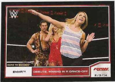 Emma #78 Wrestling Cards 2014 Topps WWE Road to Wrestlemania