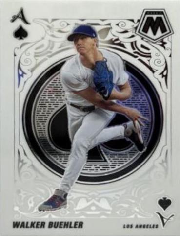 Walker Buehler #A-15 Baseball Cards 2022 Panini Mosaic Aces