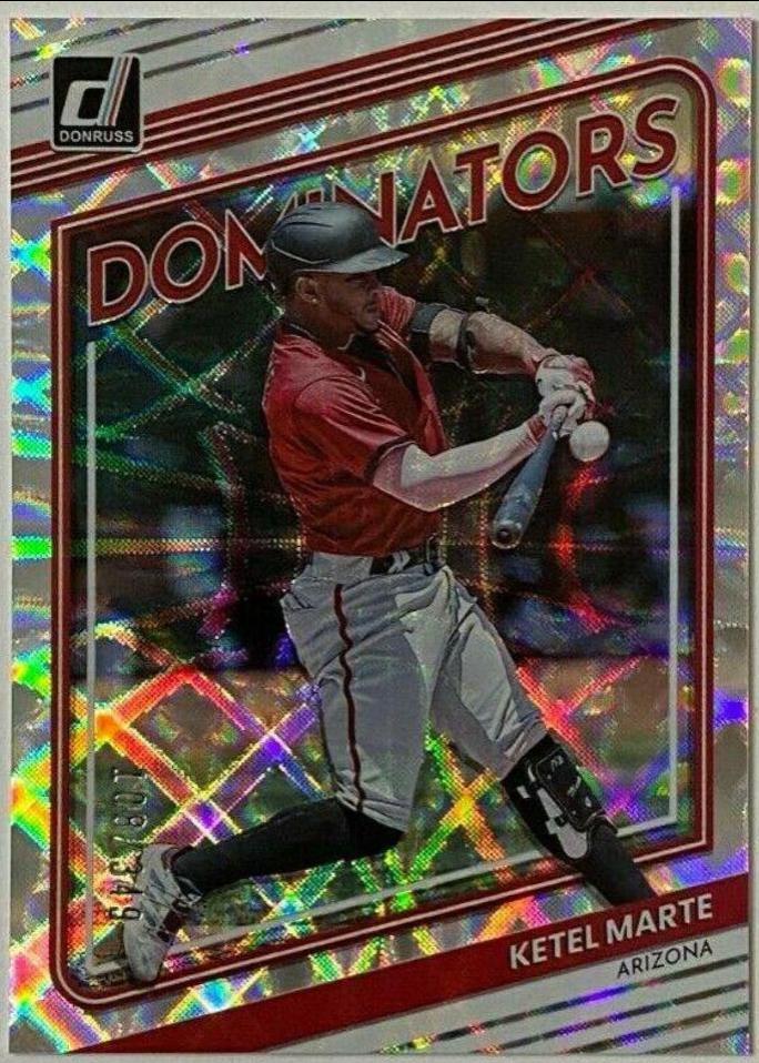 Ketel Marte #D-12 Baseball Cards 2022 Panini Donruss Dominators