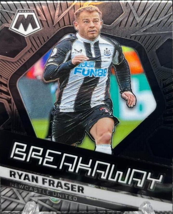 Ryan Fraser #19 Soccer Cards 2021 Panini Mosaic Premier League Breakaway