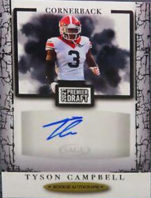 Tyson Campbell #A60 2021 Sage Premier Draft Autographs Football
