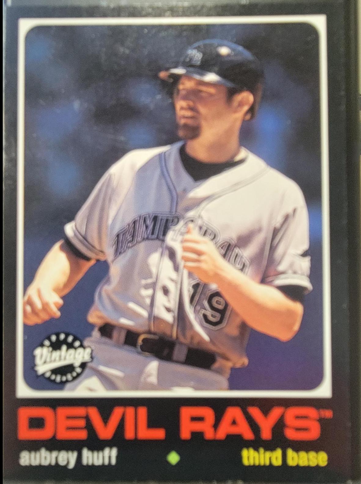 Aubrey Huff #31 Baseball Cards 2002 Upper Deck Vintage