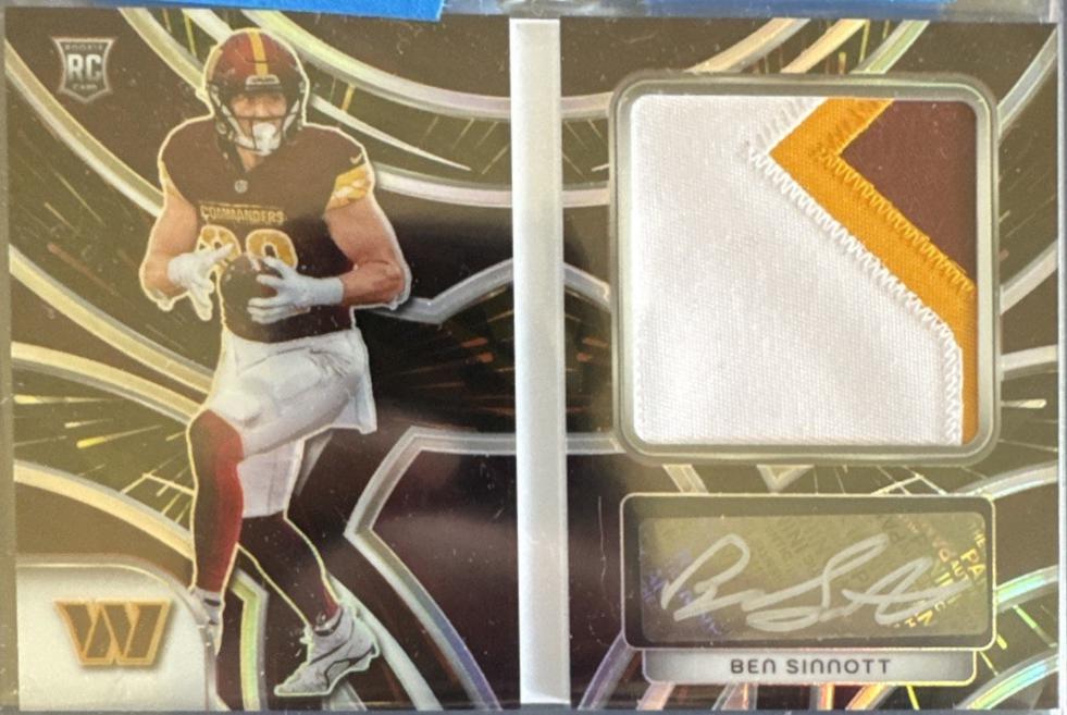 Ben Sinnott #RGH-BST Football Cards 2024 Panini Spectra Rookie Genesis Hyper Black Light