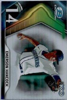 Emerson Hancock #BTP-14 Baseball Cards 2022 Bowman Scouts' Top 100
