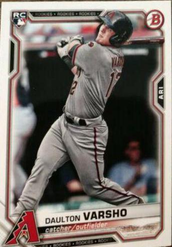 Daulton Varsho #81 Baseball Cards 2021 Bowman
