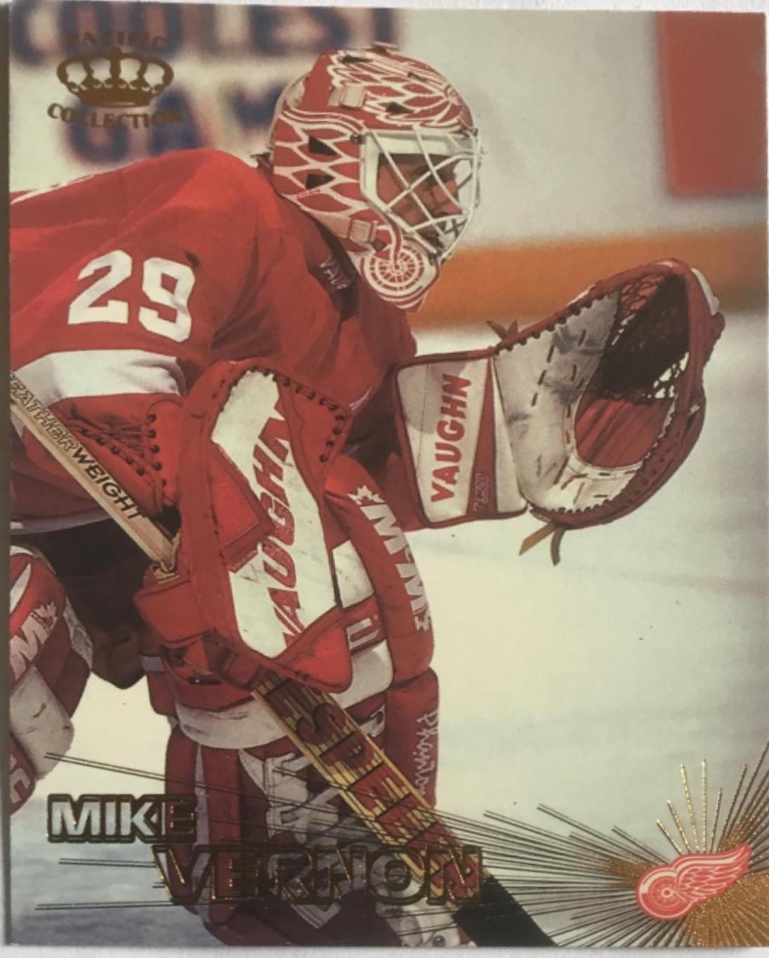 Mike Vernom #24 Hockey Cards 1997 Pacific Crown