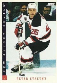 Peter Stastny #22 Hockey Cards 1993 Score
