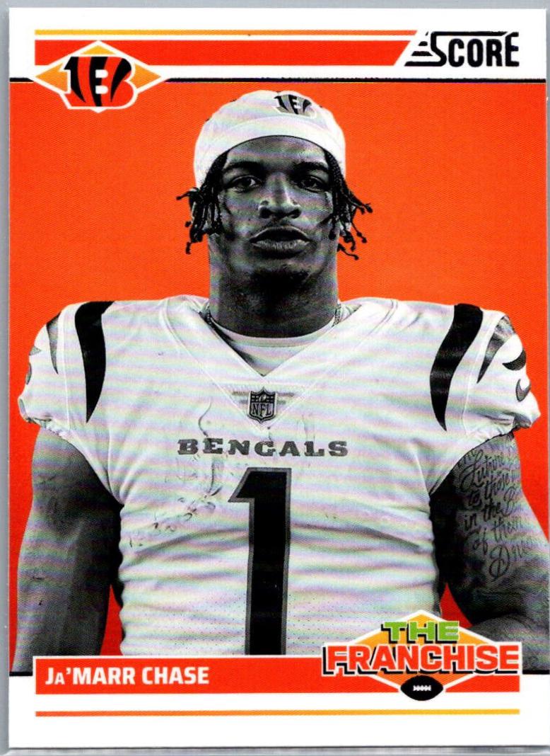 Ja'Marr Chase #7 Football Cards 2024 Panini Score The Franchise