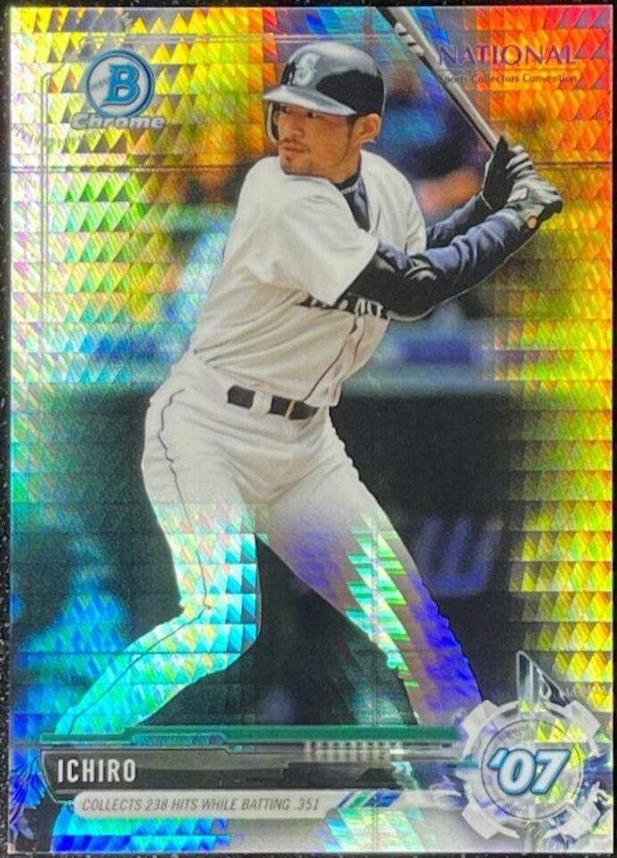 Ichiro #BNR-I 2017 Bowman Chrome National Convention Baseball