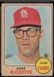 Dave Ricketts #46 Baseball Cards 1968 Venezuela Topps