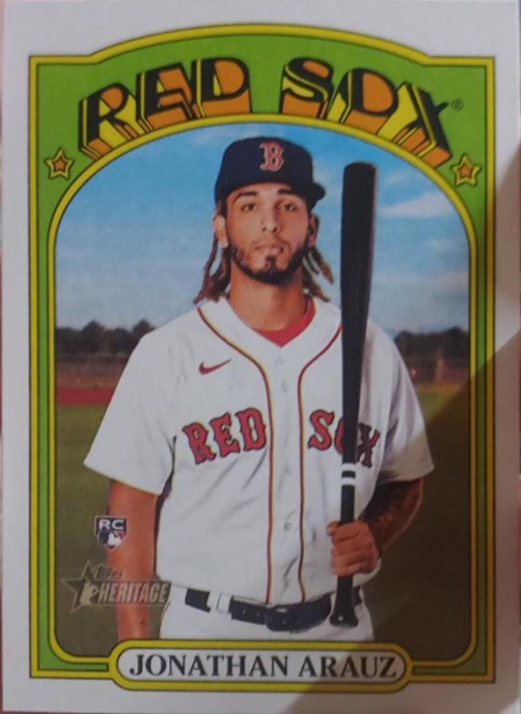 Jonathan Arauz #517 Baseball Cards 2021 Topps Heritage