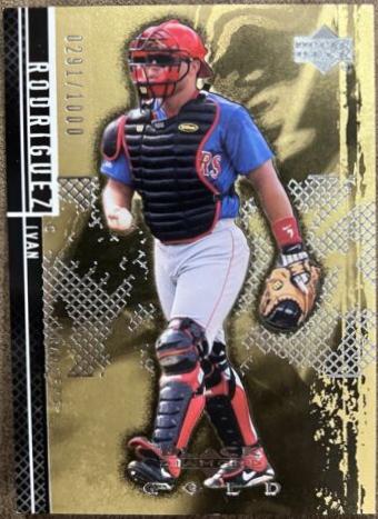 Ivan Rodriguez #22 Baseball Cards 2000 Upper Deck Black Diamond Rookie Edition