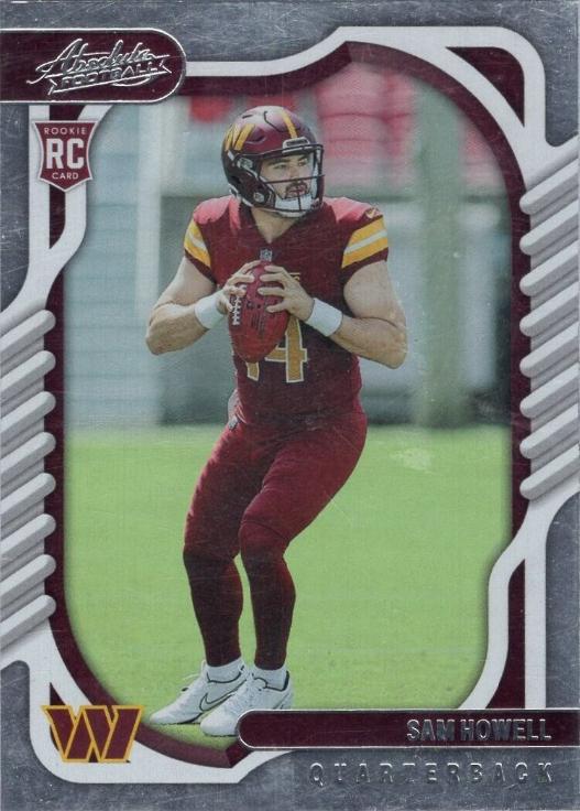 Sam Howell #105 Football Cards 2022 Panini Absolute