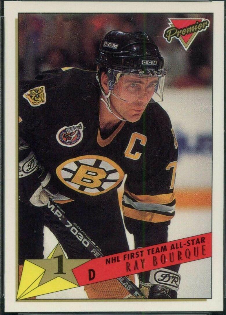 Ray Bourque #93 Hockey Cards 1993 Topps Premier