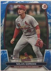 Nolan Gorman [Blue Pattern] #6 Baseball Cards 2023 Bowman Prices