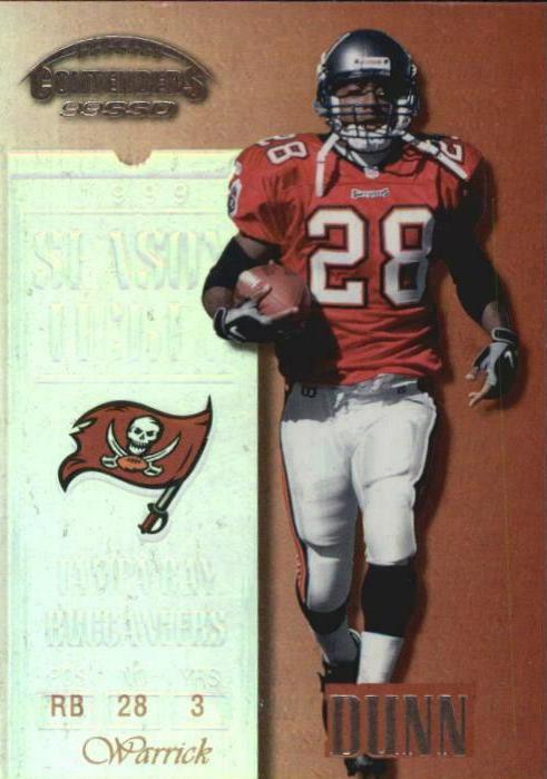 Warrick Dunn #13 Football Cards 1999 Playoff Contenders