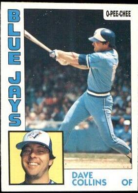 Dave Collins #38 Baseball Cards 1984 O Pee Chee