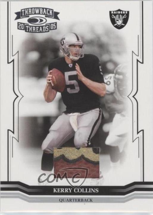 Kerry Collins #106 2005 Panini Donruss Throwback Threads Football