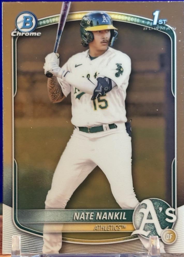 Nate Nankil #BCP-102 Baseball Cards 2025 Bowman Chrome Prospects