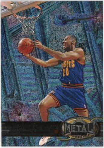 LAPHONSO ELLIS #17 Basketball Cards 1997 Metal Universe