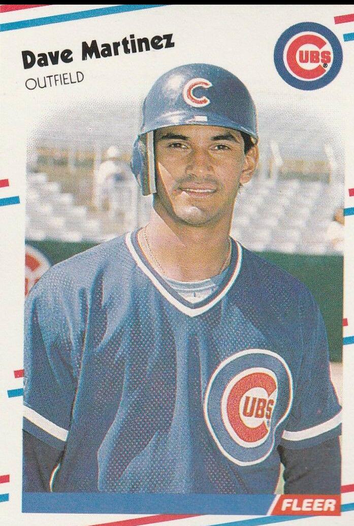 Dave Martinez #424 Baseball Cards 1988 Fleer