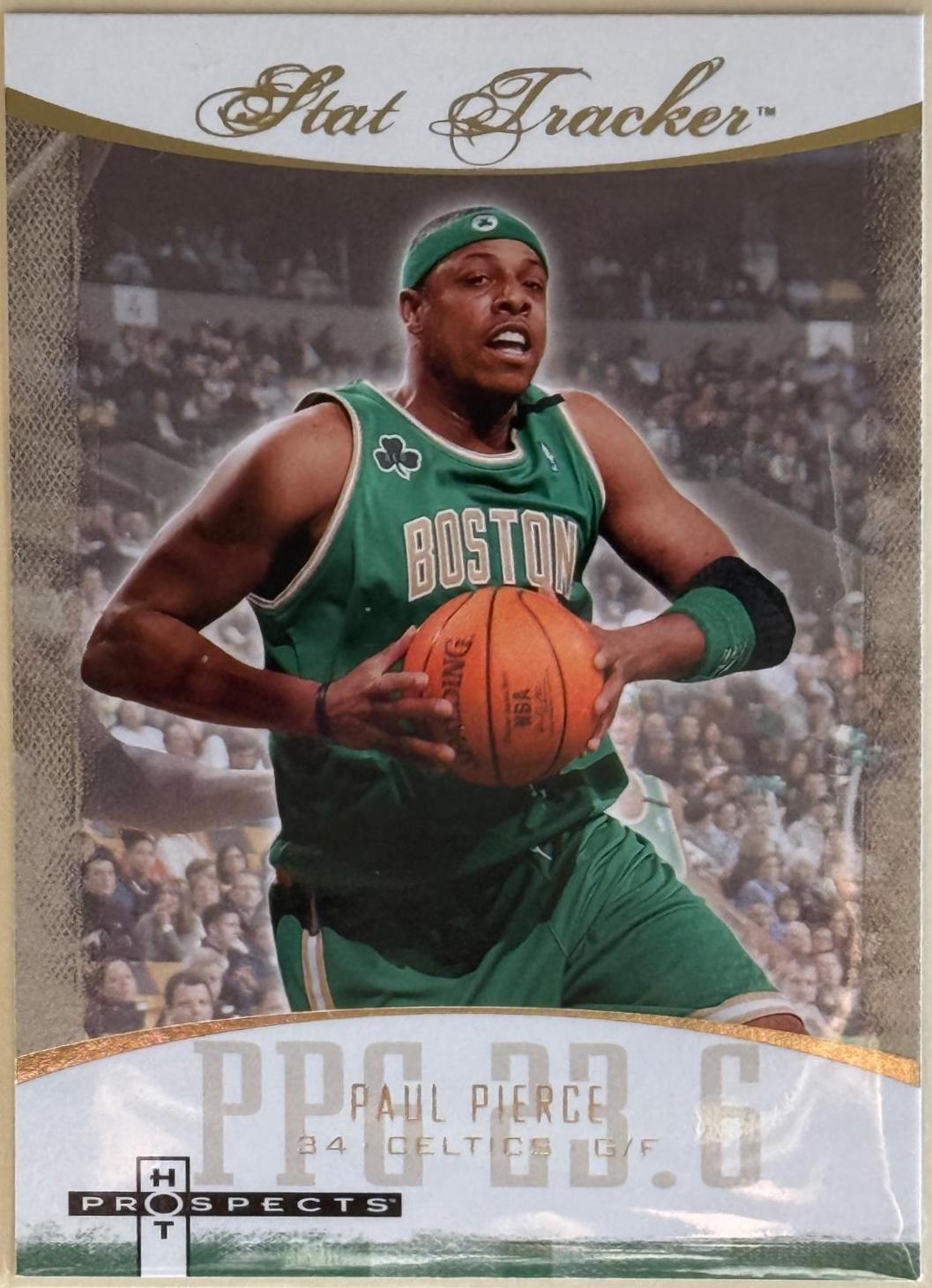 Paul Pierce #ST-28 Basketball Cards 2007 Fleer Hot Prospects Stat Tracker