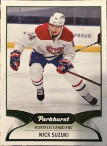 Nick Suzuki #2 Hockey Cards 2021 Parkhurst