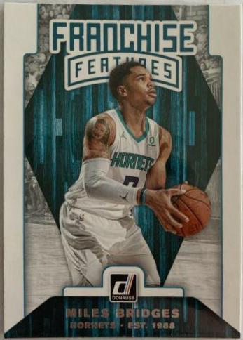 Miles Bridges #1 Basketball Cards 2019 Panini Donruss Franchise Features