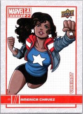 America Chavez #3 Marvel 2021 Upper Deck Annual