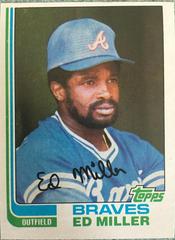 Ed Miller #451 Baseball Cards 1982 Topps Prices