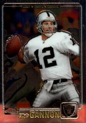 Rich Gannon #9 Football Cards 2001 Topps Chrome