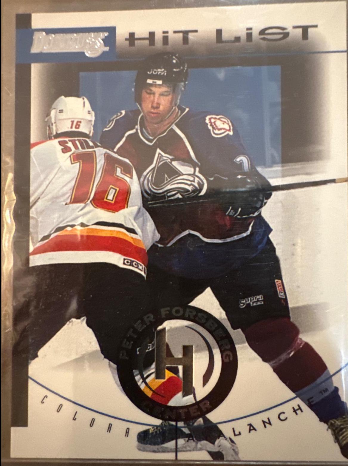 Peter Forsberg #14 Hockey Cards 1996 Donruss Hit List