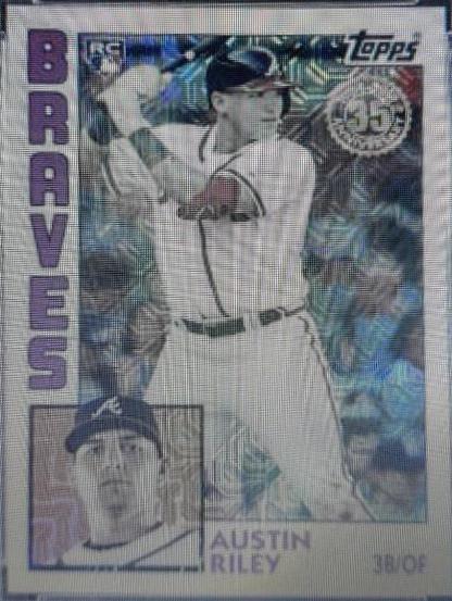 Austin Riley #T84U-7 Baseball Cards 2019 Topps Silver Pack 1984 Chrome Promo