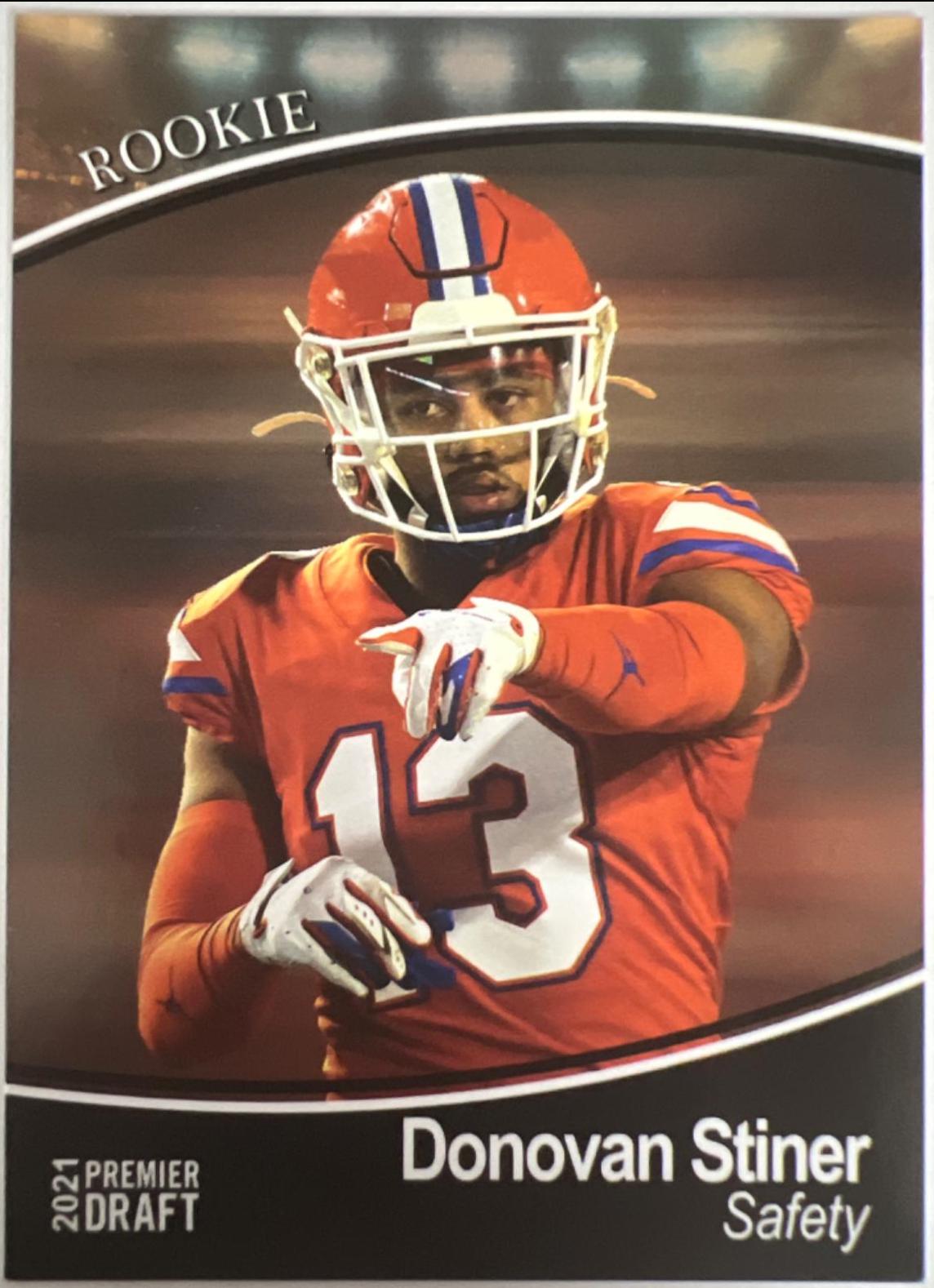 Donovan Stiner #79 Football Cards 2021 Sage Premier Draft