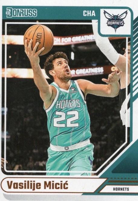Vasilije Micic #162 Basketball Cards 2024 Panini Donruss