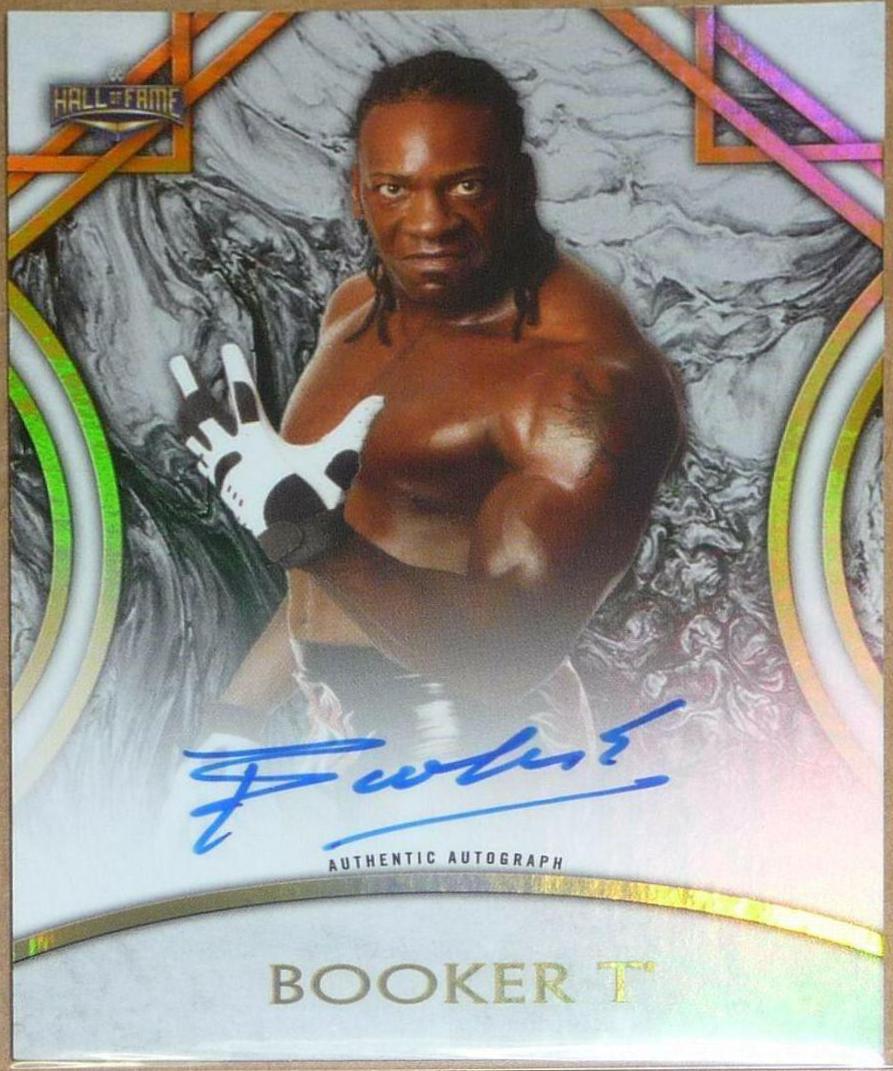 Booker T #A-BT Wrestling Cards 2018 Topps Legends of WWE Autographs