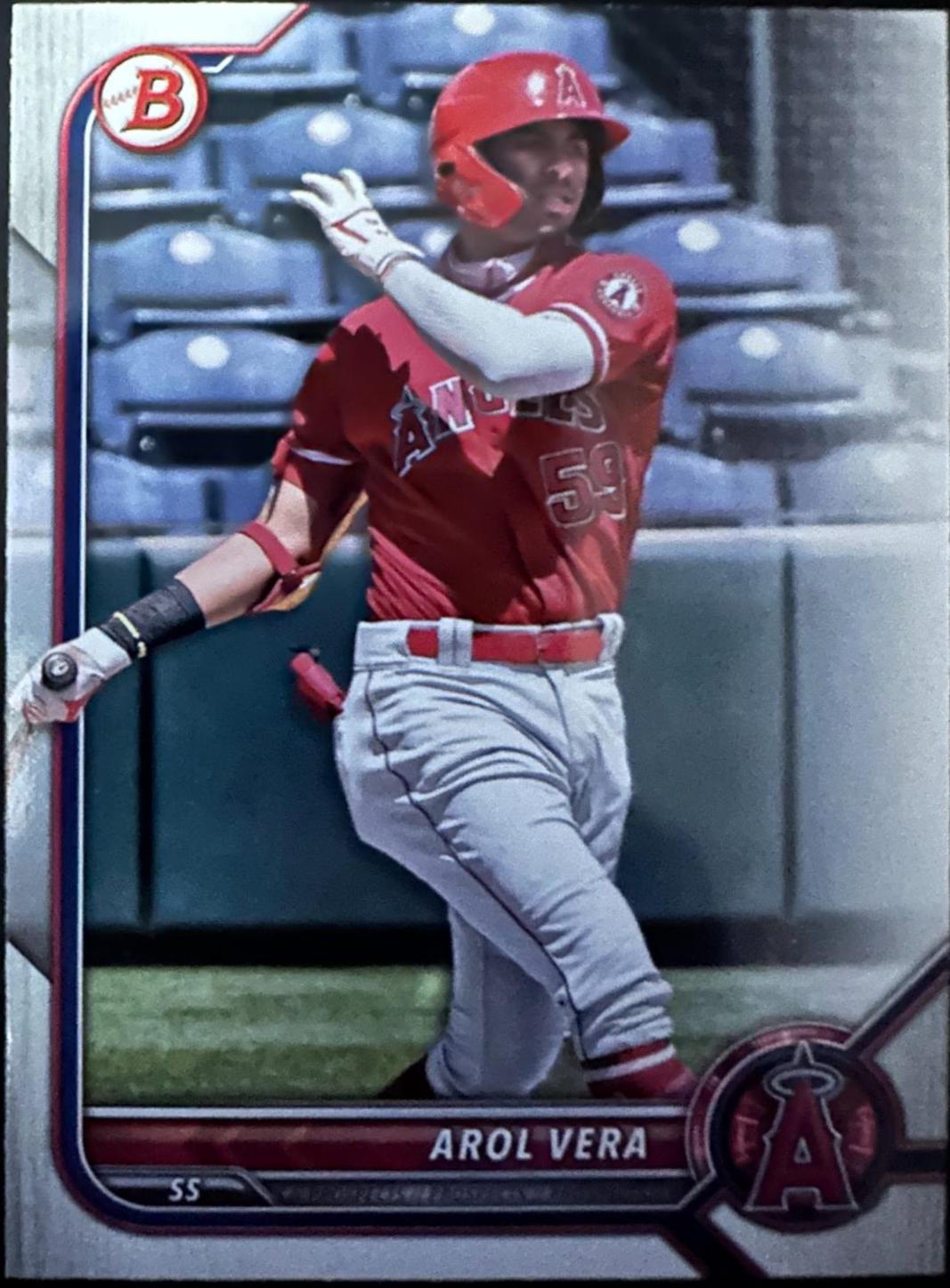 Arol Vera #BP-101 Baseball Cards 2022 Bowman Paper Prospects