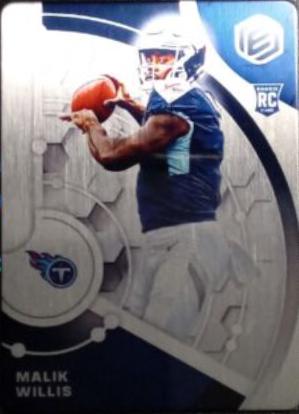 Malik Willis #79 Football Cards 2022 Panini Elements
