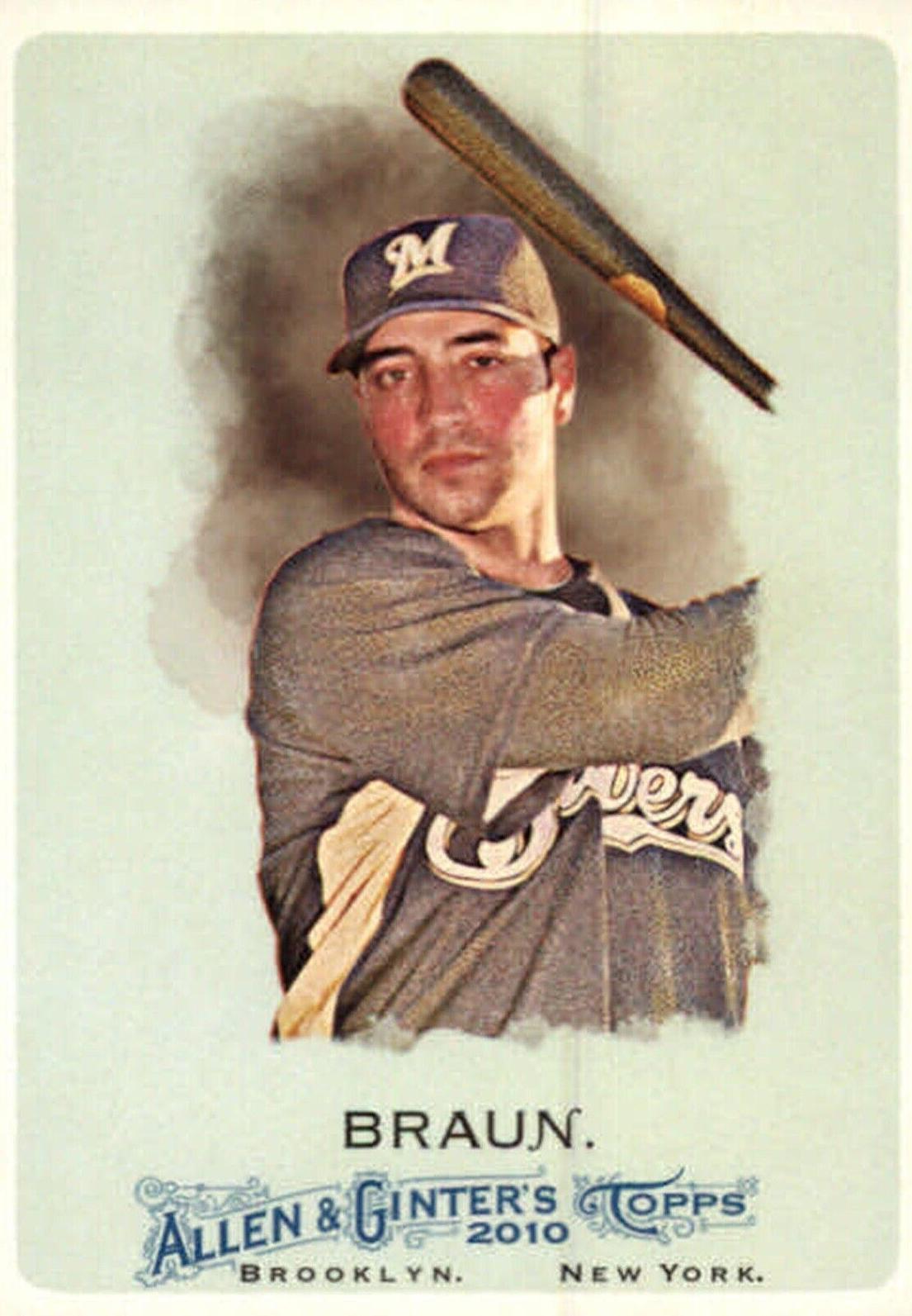 Ryan Braun #3 Baseball Cards 2010 Topps Allen & Ginter